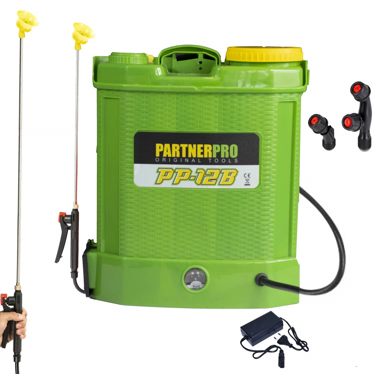Pompa de stropit Vermorel cu acumulator 12L, electric PARTNERPRO PP-12B