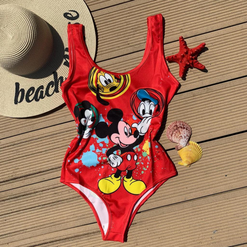 Body - costum de baie LYS Red Mickey (Selecteaza Marime: One Size S/M)