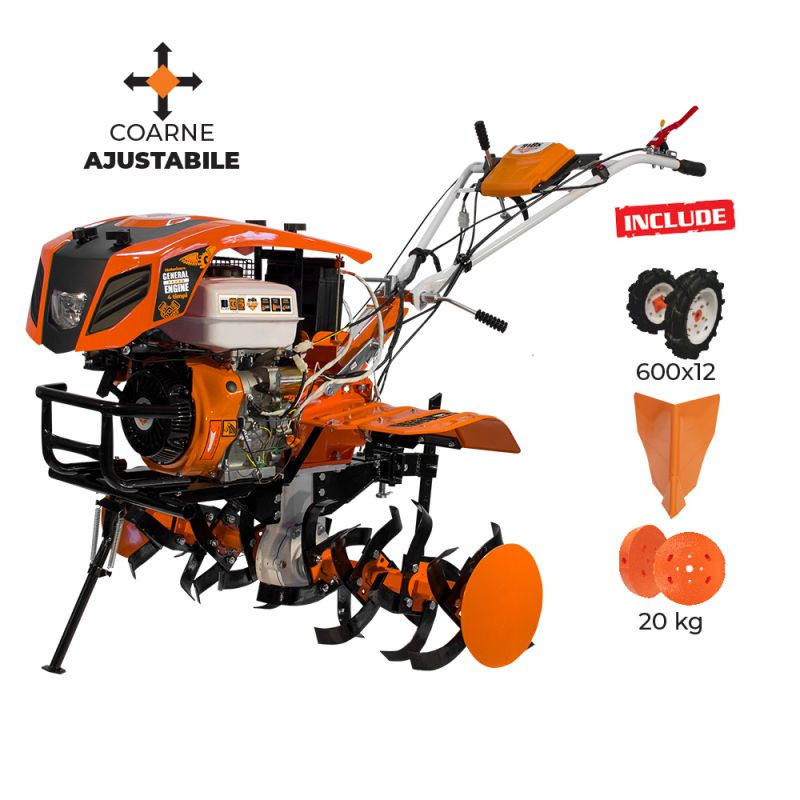 cauciuc remorca ruris 4.50 12 Motosapatoare RURIS 918K+roti cauciuc 6.00-12+rarita+set contragreutati 20KG 18 CP