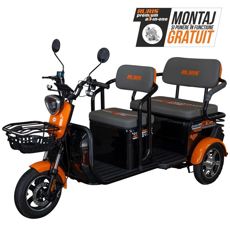 triciclu cu motor pe benzină Triciclu electric Cargo RURIS PILOT 3040 N 2000 W