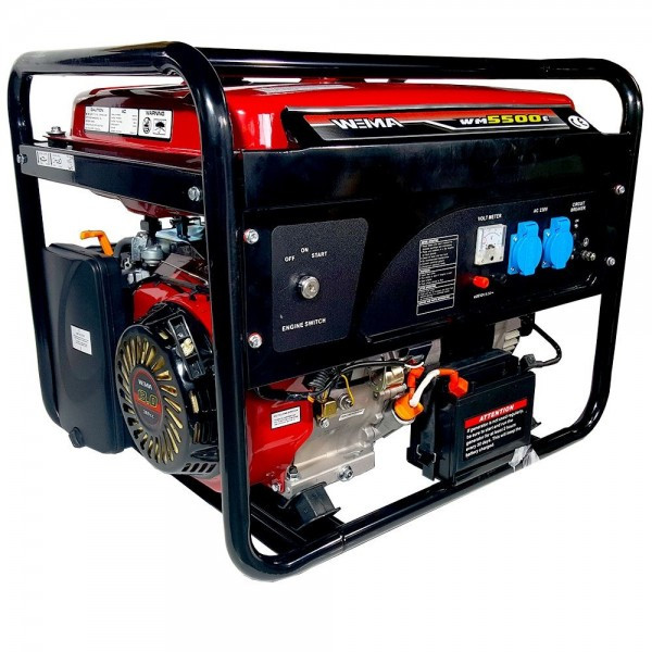 generator curent ruris ge 5000   5 kw Generator curent electric Weima WM5500E, 5500 W, 13 CP, rezervor 25 L