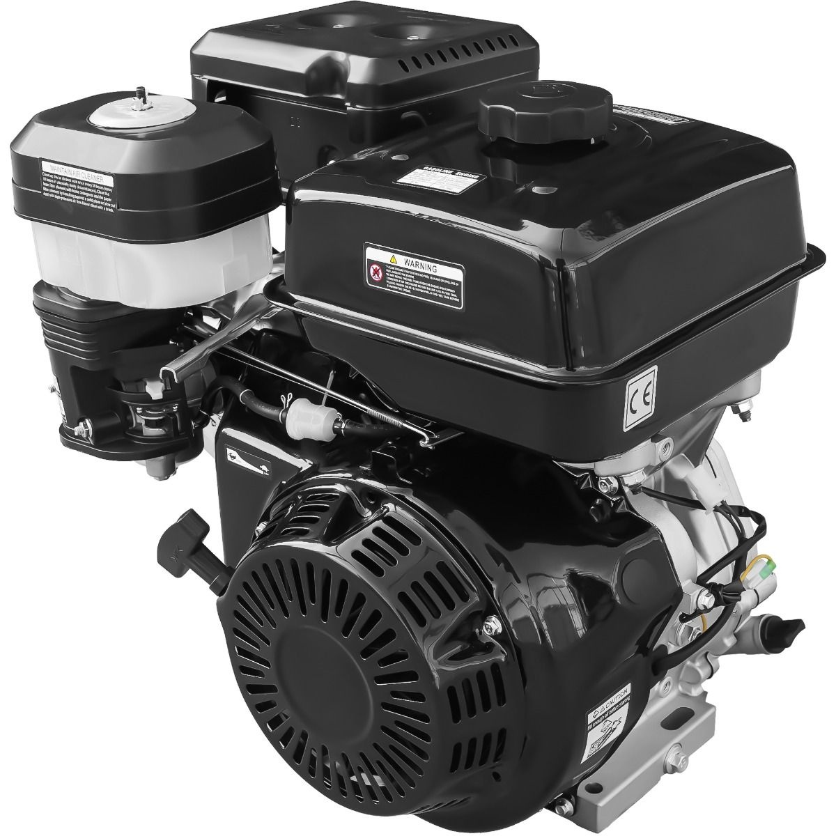 Nirmoto.ro Motor DKD 1350G cu caneluri 16 CP benzina 420 cc 6.5 L diametru ax 25 mm senzor ulei