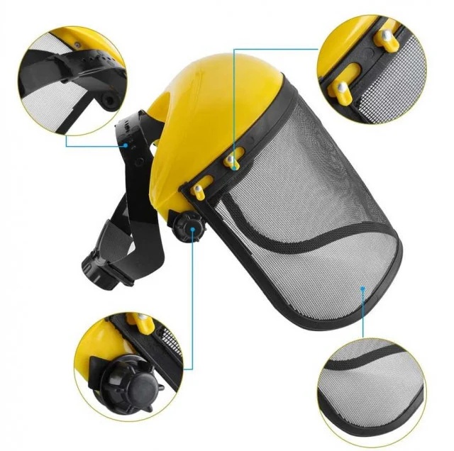 plasa sudata Casca protectie motocoasa - viziera de plasa