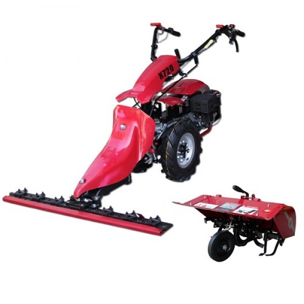 maşina tuns iarba briggs&stratton Motocultor WEIMA WMX 720 cu freza tractata si cositoare