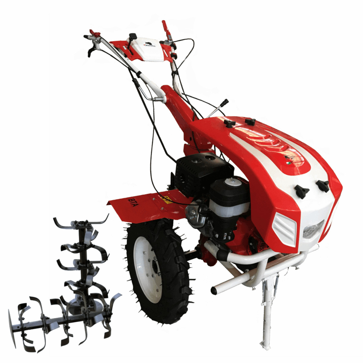 Outdoor Power Equipment Motocultor Bisonte BTA-16SGE, motor 16Cp Benzina, Pornire la cheie