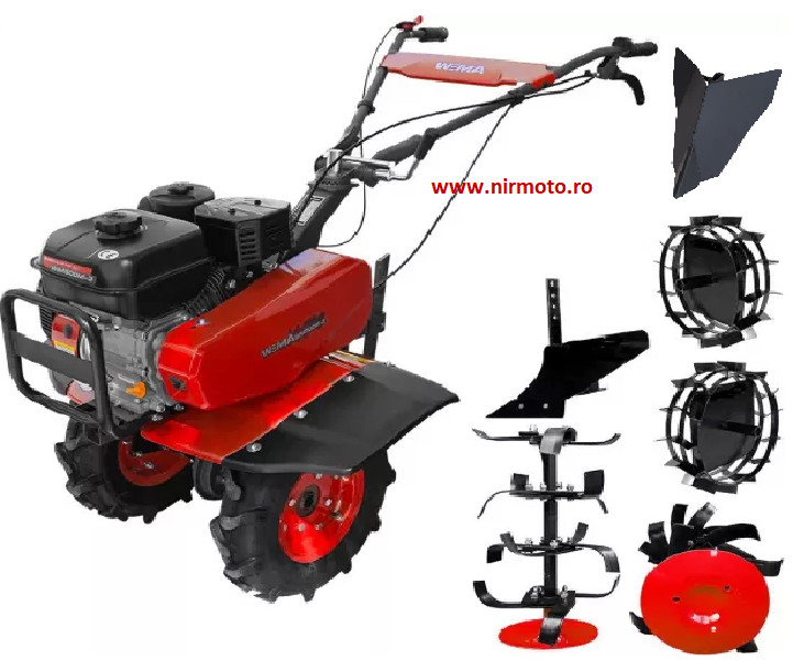 motosapa briggs & stratton Motocultor Weima WM900M-3 + Roti metalice+ Plug arat simplu + Rarita fixa