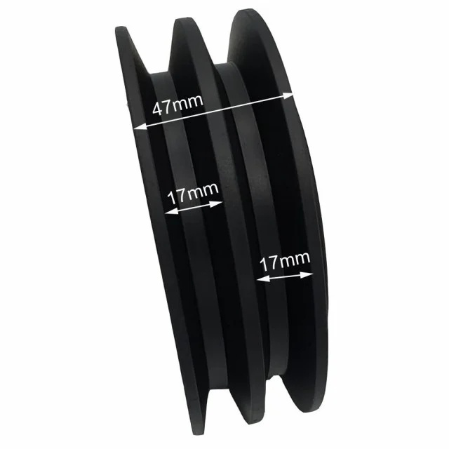 triplu x   2 Fulie centrifugala 148mm x 25mm (2 canale 17mm)