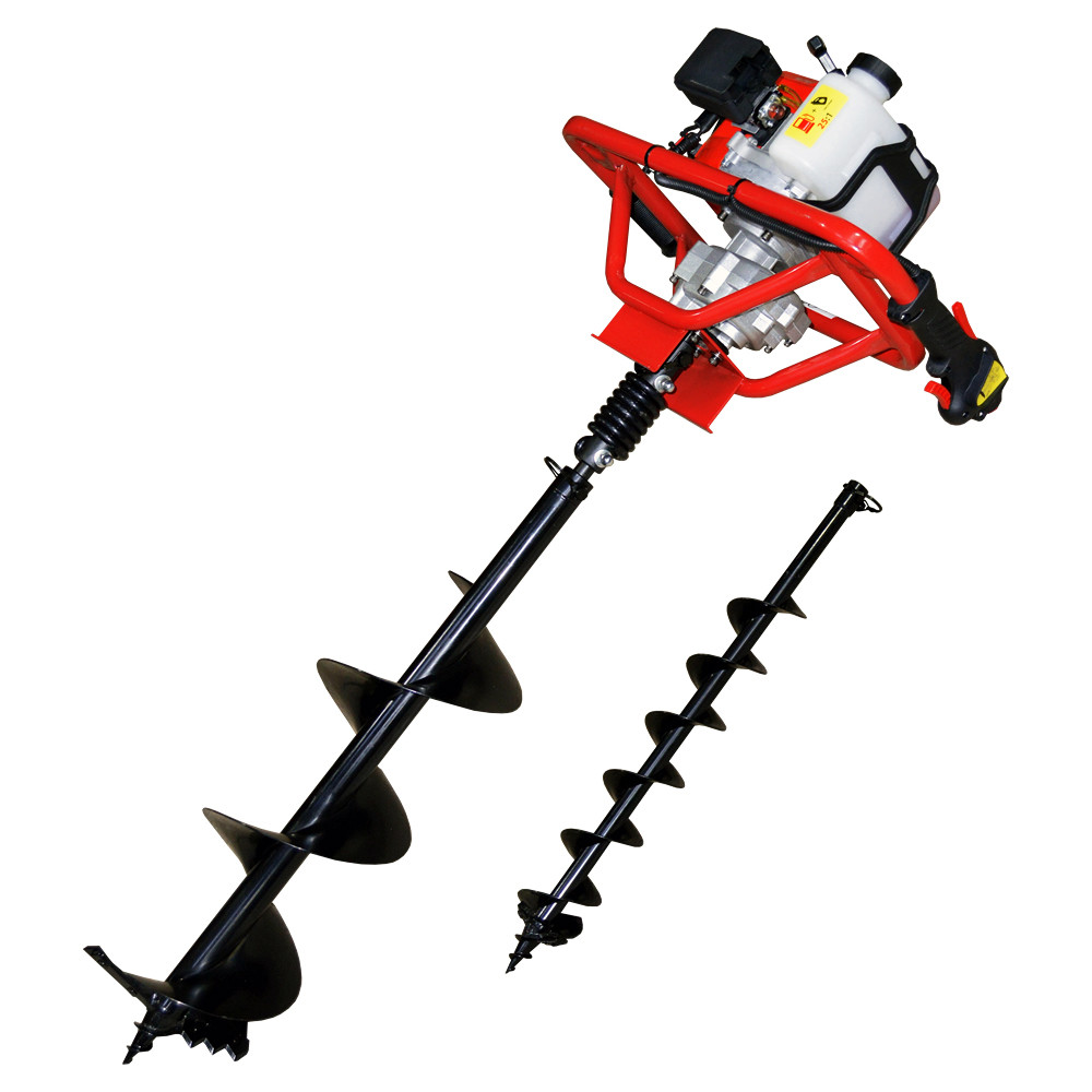 saltele 100/200 Motoburghiu de pamant Rotakt MTBG250/805 + Kit burghiu 100 mm si 200 mm si cuplaj elastic