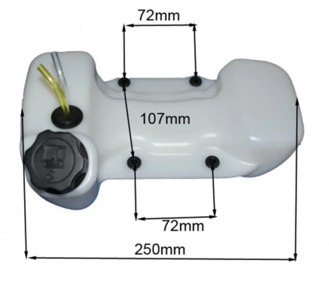 motocoasa ruris 2.5 cp Rezervor benzina motocoasa Ruris DAC 210, DAC 310, 441, 431c