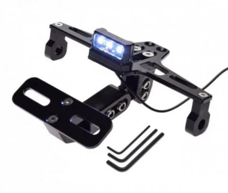 anvelope moto (www.anvelopemoto.eu) Suport numar inmatriculare moto universal (negru)