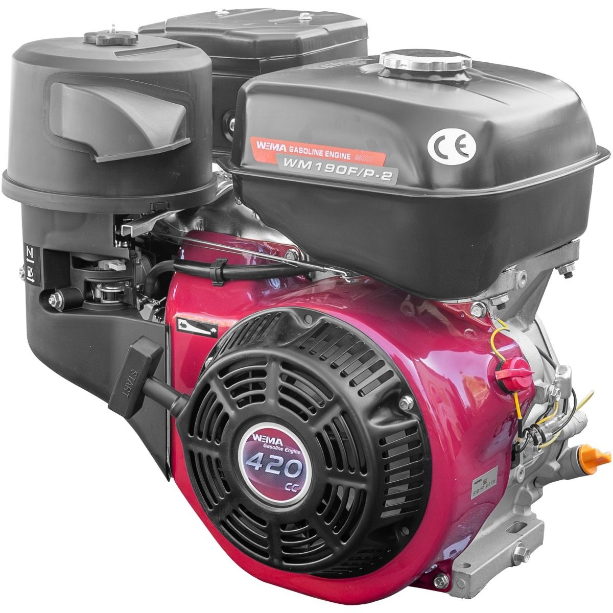 Nirmoto.ro Motor Weima WM 190F Releu FAR Ax canelat 16CP Diametru: 25 mm Lungime ax: 32 mm (WM1100F)