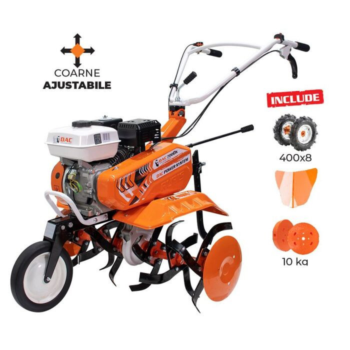 cauciucuri motosapa 4.00 8 Motosapa DAC 7000 K+roti cauciuc 4.00-8+rarita+set contragreutati 10kg 7CP