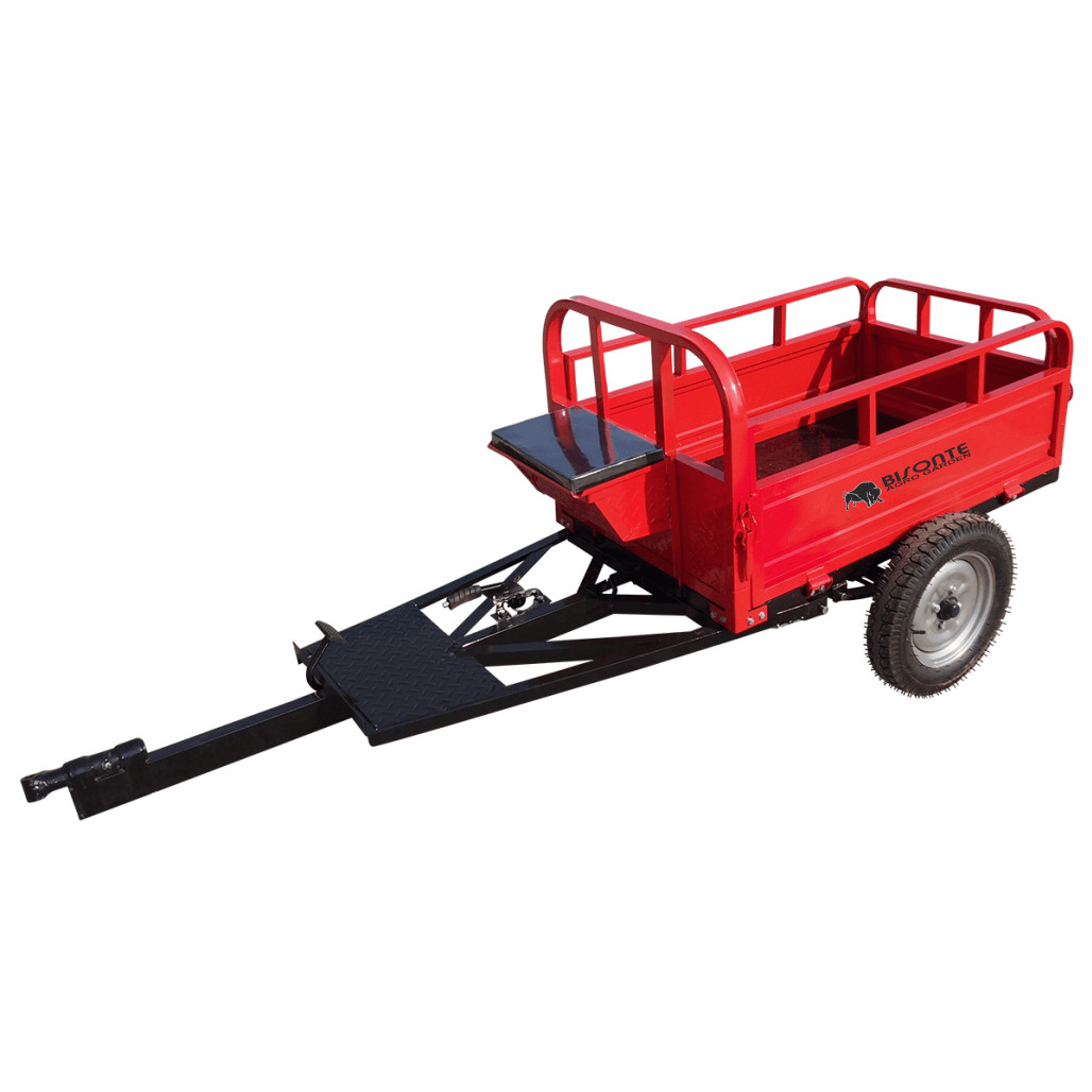 roata remorca motocultor 4.00 12 Remorca pentru motocultor BTA-500R, capacitate 500 kg