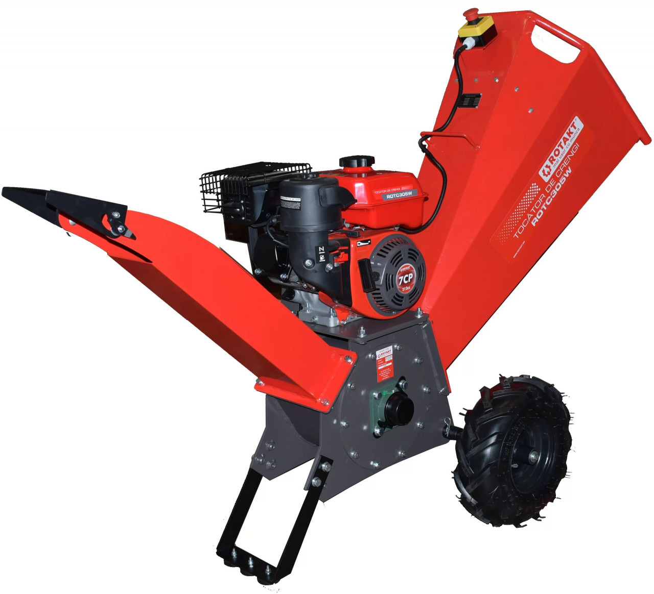 tocător de crengi după tractor Tocator de Crengi ROTAKT ROTC305W 7 CP Benzină, Tocare 50 mm | Nirmoto