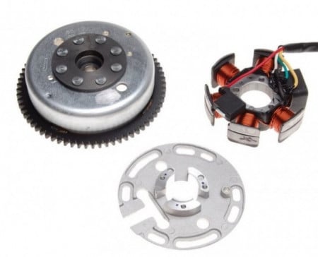 anvelope scuter 130/60/13 Volanta + Magnetou scuter Aprilia AM6 (6 bobine)