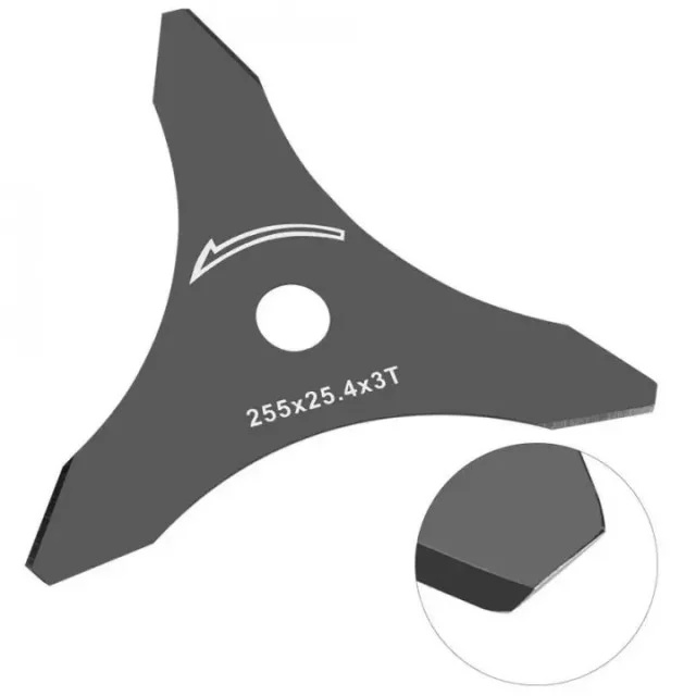 Nirmoto.ro Disc taietor motocoasa 3 laturi (model Y) 255 x 25.4mm