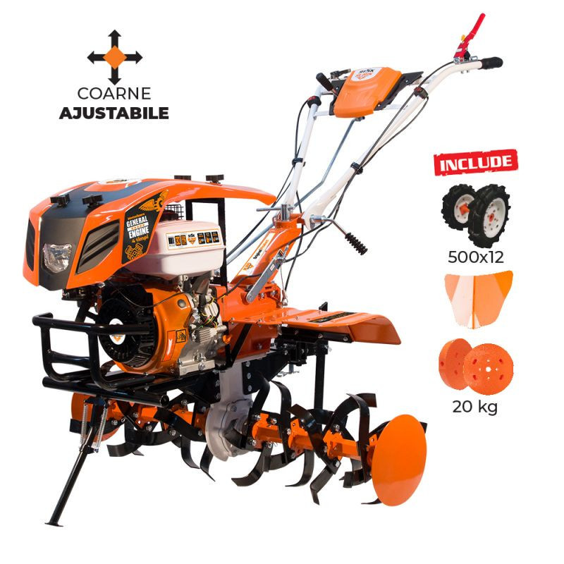 cauciuc remorca ruris 4.50 12 Motosapatoare RURIS 915K+roti cauciuc 5.00-12+rarita+set contragreutati 20 KG 15 CP