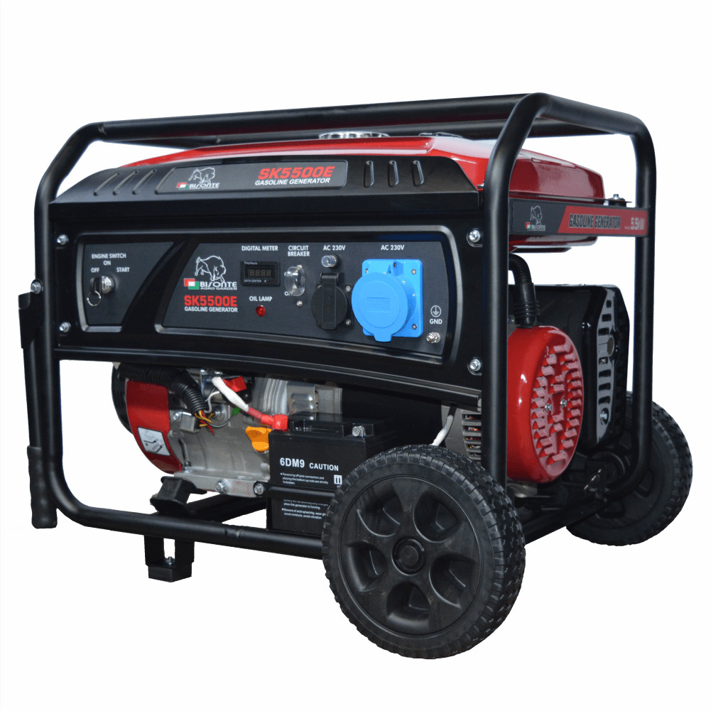 motor 1.2 benzina pareri Generator curent Bisonte SK5500E, Putere max. 5,5 kW, 230V, AVR, motor benzina