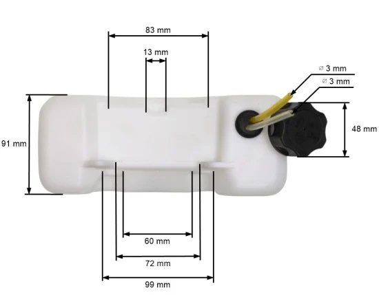 Nirmoto.ro Rezervor benzina motocoasa