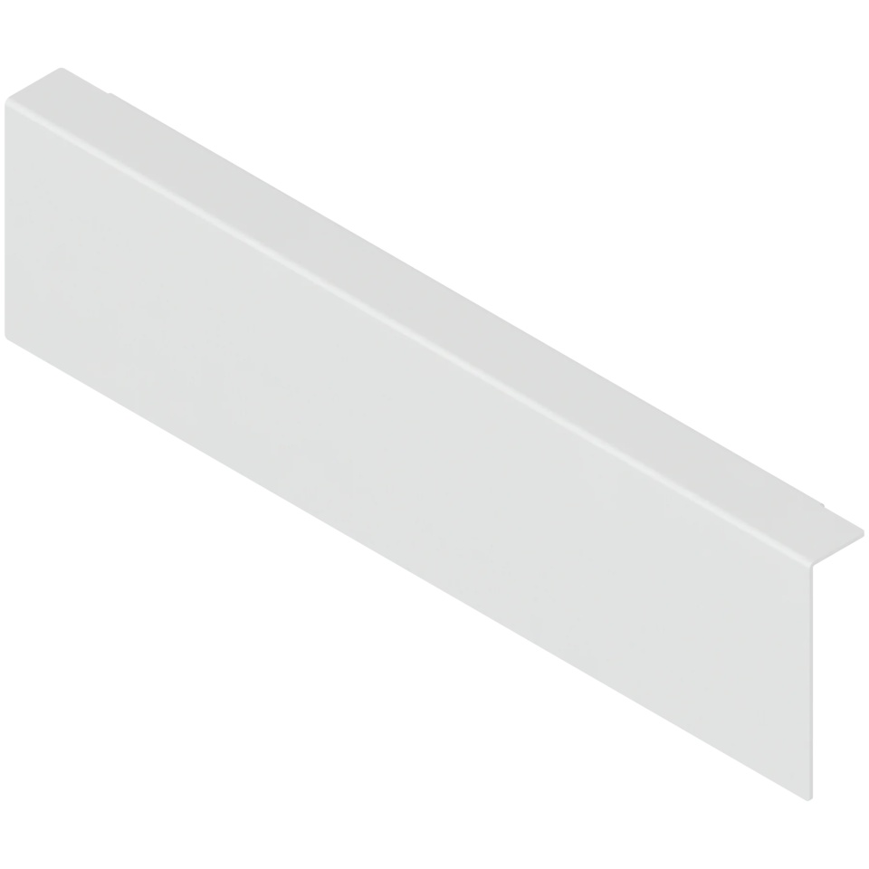 AMBIA-LINE Adaptor perete posterior din lemn, LEGRABOX/MERIVOBOX Sertar inaltime M, Otel, alb-matase mat