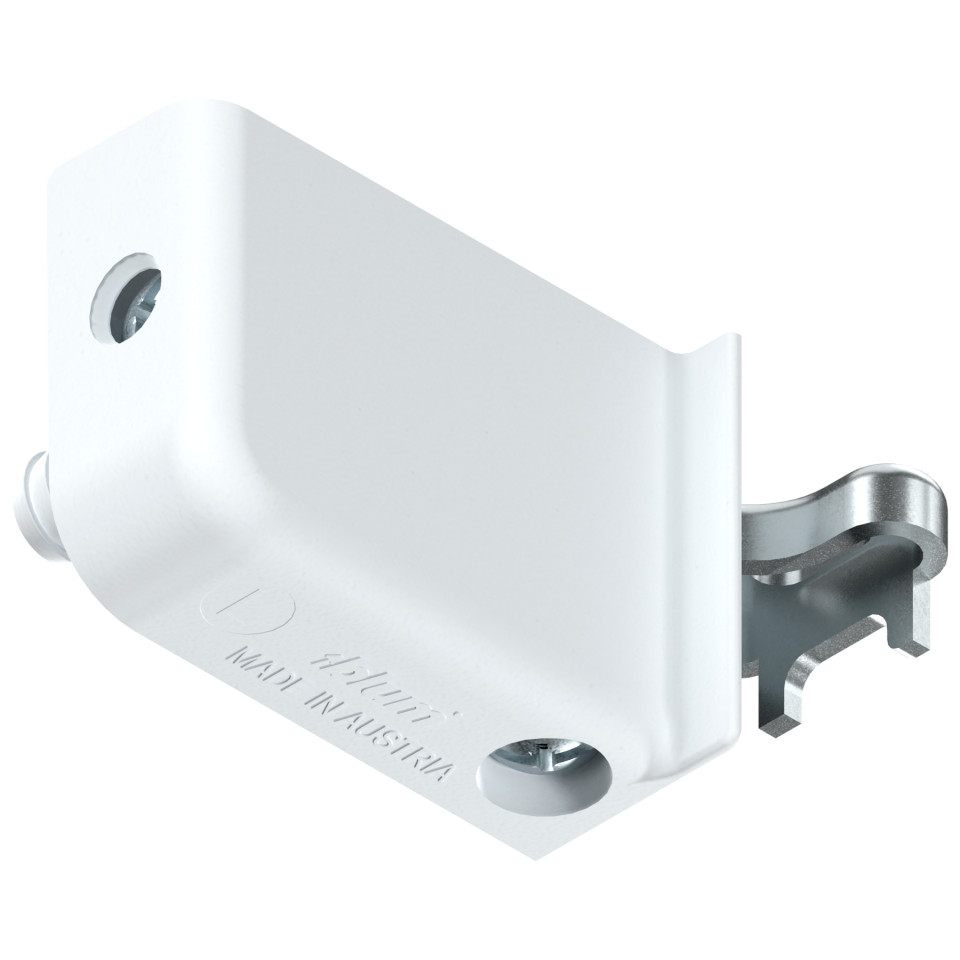 Dispozitiv suspendare, stanga cu fixare prin presare - Alb 48N0610.02S.AUF L250 W
