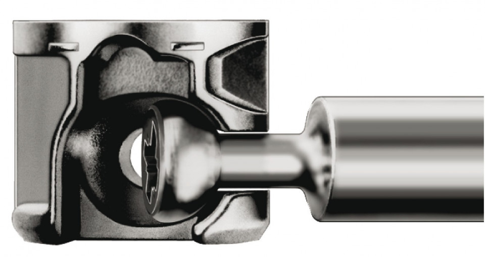 Poze Excentric, diametru 15 mm pt. 18mm, lucios MINIFIX feroshop.ro