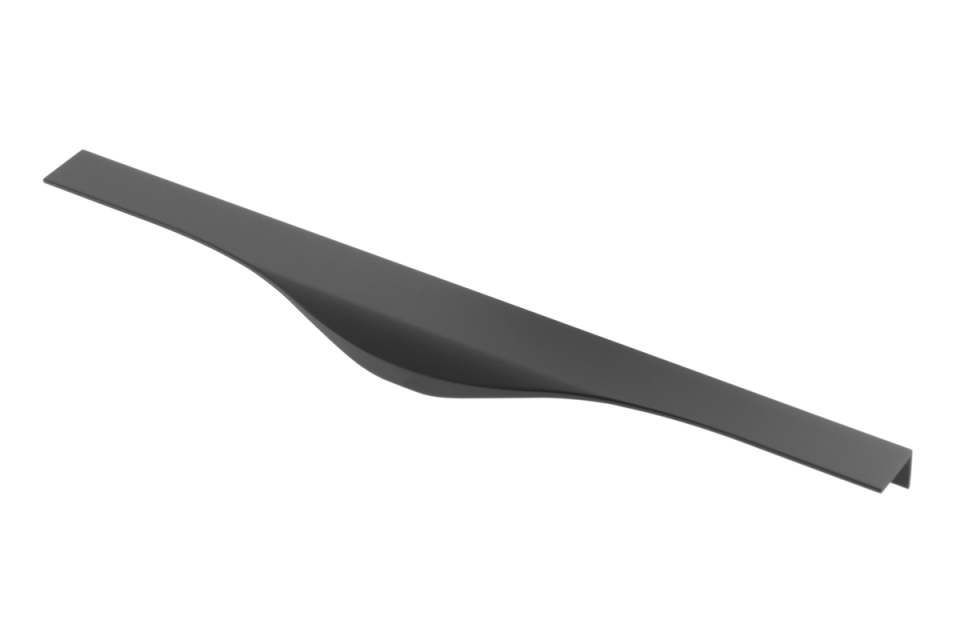 Maner metalic lung PICADO 256/596/18mm negru mat