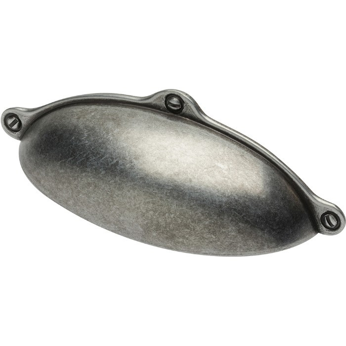 Poze Maner metalic - MARSALA - 64mm argintiu antichizat feroshop.ro