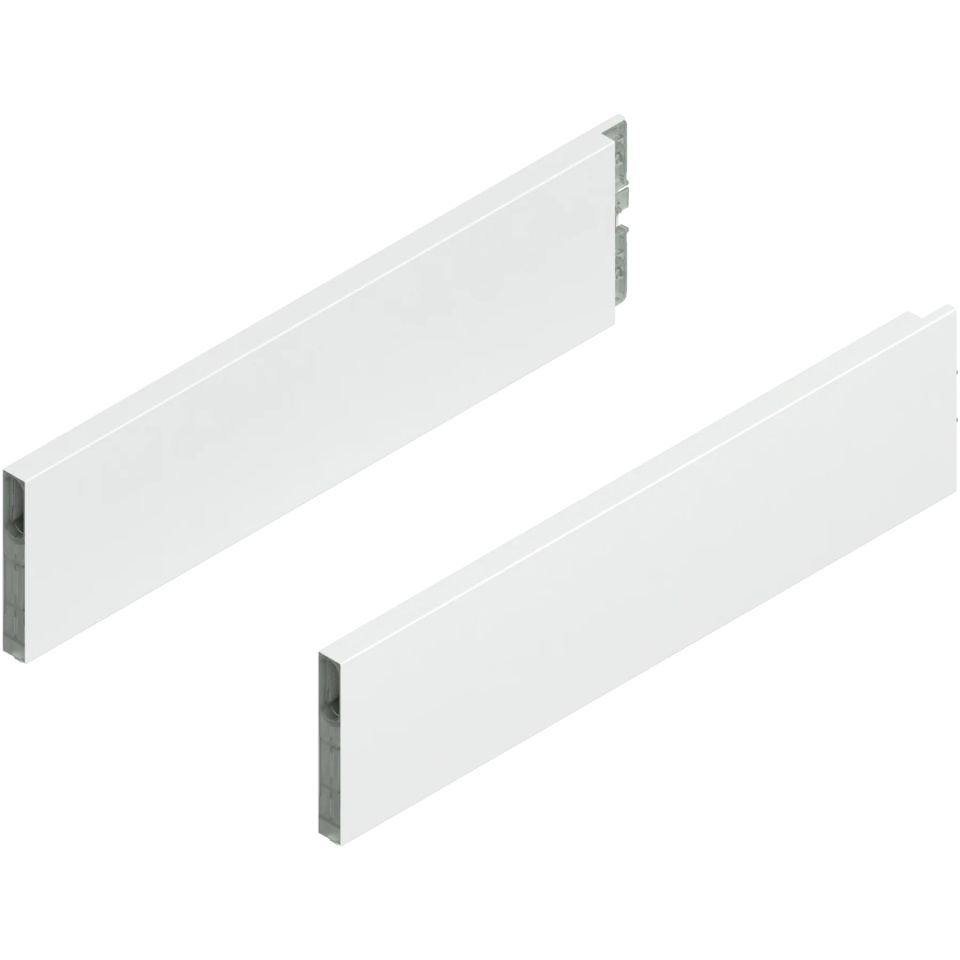 MERIVOBOX BOXCAP, NL=400mm, dreapta+stanga, Inaltime E, alb-matase mat