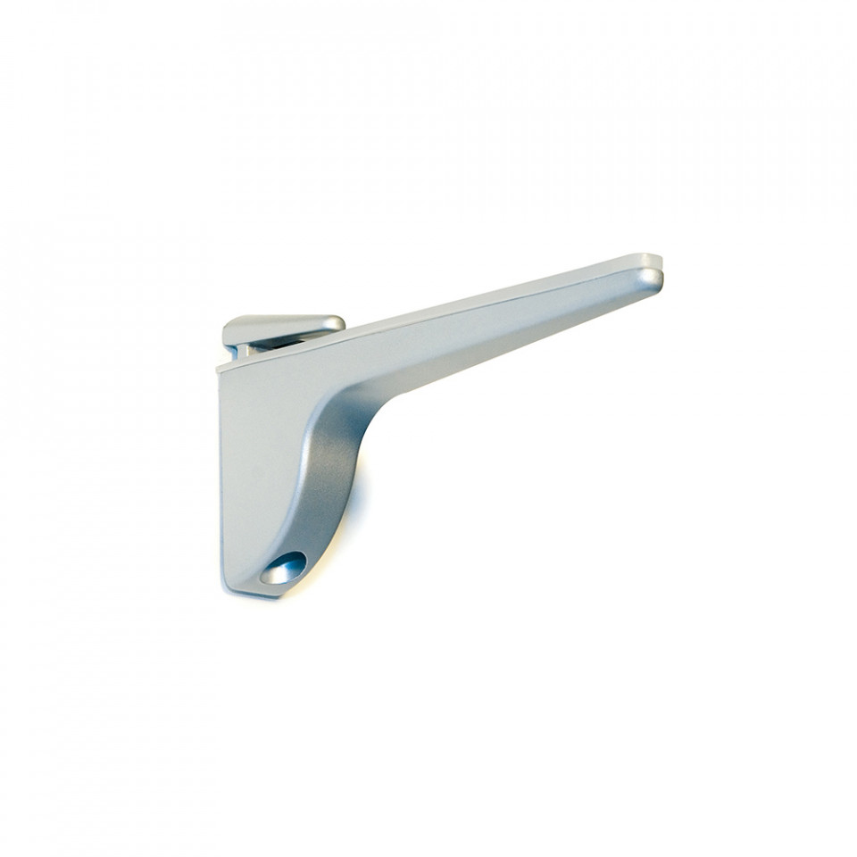 Suport polita Pinocchio de perete 4 - 28 mm, culoare aluminiu