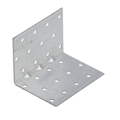 Vinclu ranforsat placa perforata 60x60x80x1,5 mm