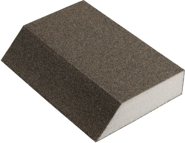 Burete abraziv 4 fete 89x125x25mm P 80 SK700 Corindon