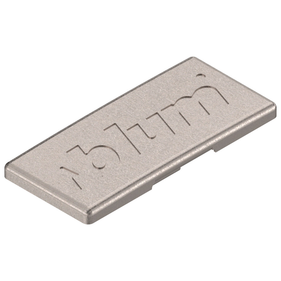 Capac acoperire brat balama, inscriptionate BLUM, 70.4503.BPABD V1000 Ni