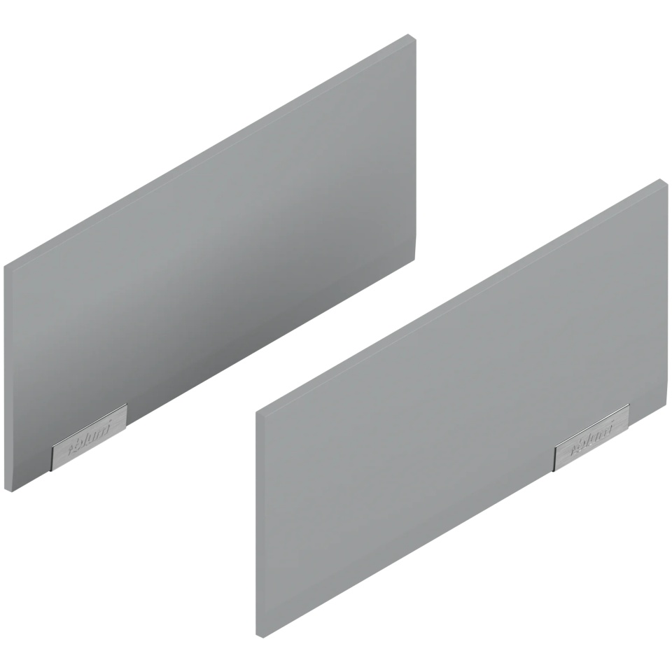 Capac acoperire mecanism ridicare AVENTOS HKi, set dreapta+stanga, gri deschis/inox