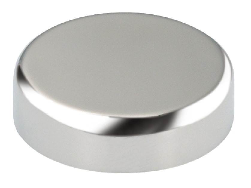 Capac balama usa sticla D30mm Crom lucios