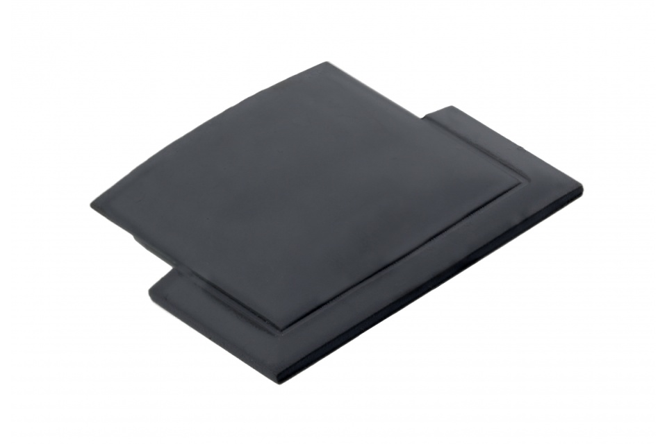 Capac lateral profil din aluminiu pentru LED GLAX, negru, blister 10 buc