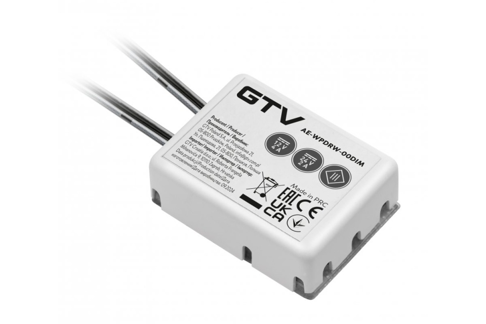 Intrerupator led invizibil, on/off, montare sub blat max 40mm, 12V/24V, max 50WW, cablu 500mm
