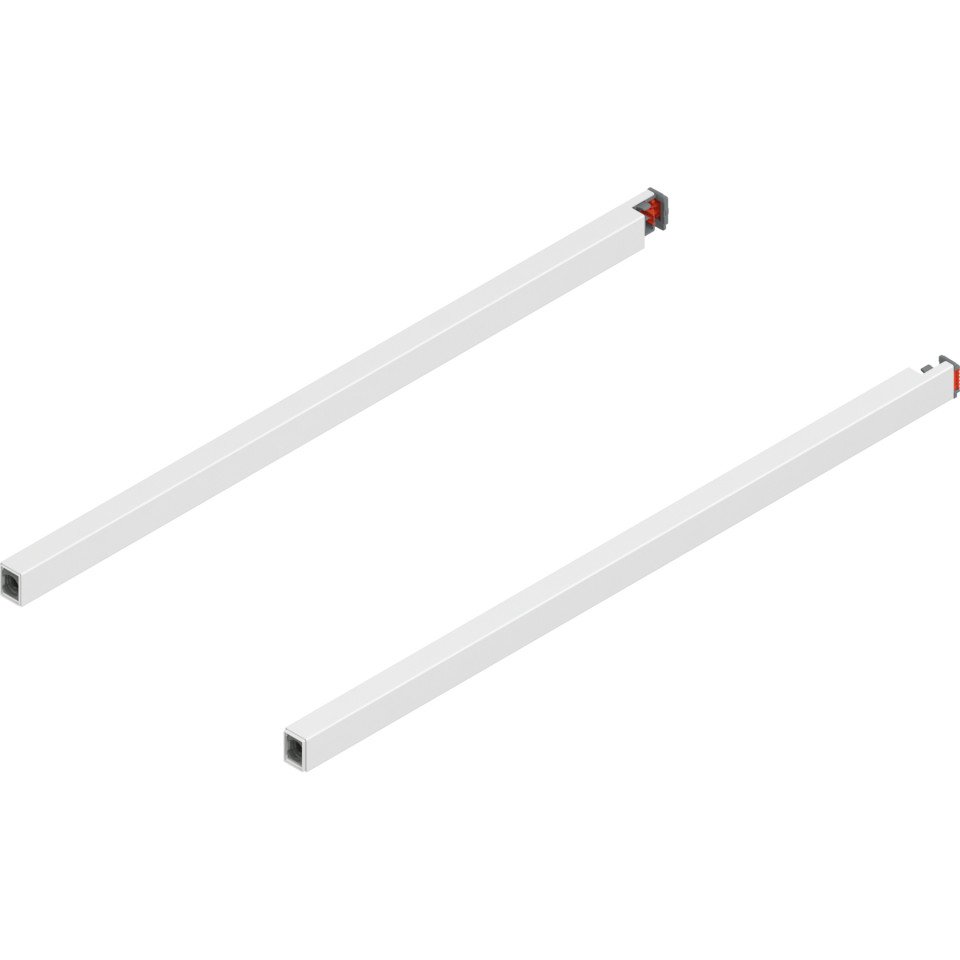 Lonjeron sertar MERIVOBOX 450mm, dr+stg, alb-matase