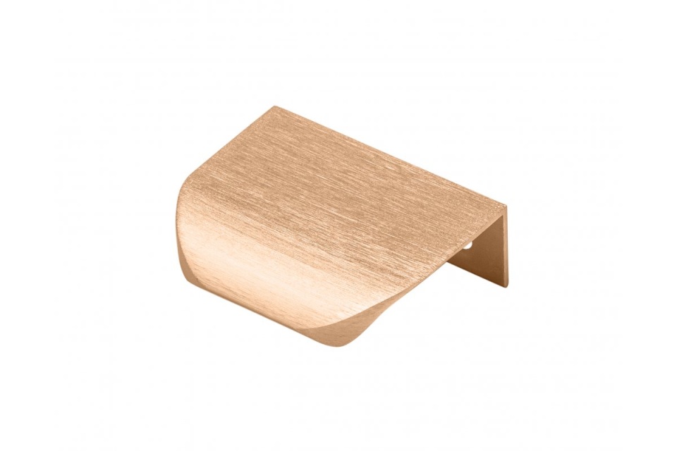 Maner metalic HEXA 32mm auriu rose periat
