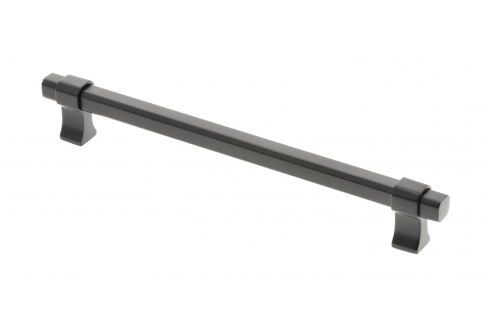 Maner metalic - IMPERIAL - 192mm negru mat