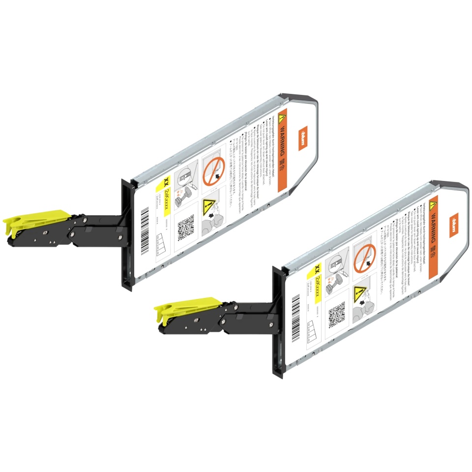Mecanism ridicare AVENTOS HKi, pentru TIP-ON, capacitate 2600-7800 N, culoare negru onix, set 2 buc