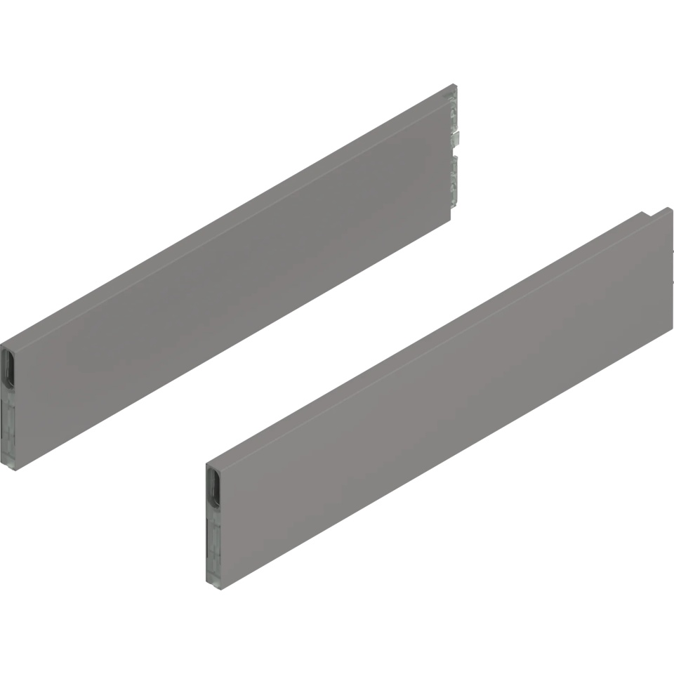 MERIVOBOX BOXCAP, NL=450mm, dreapta+stanga, inaltime E, gri indiu mat