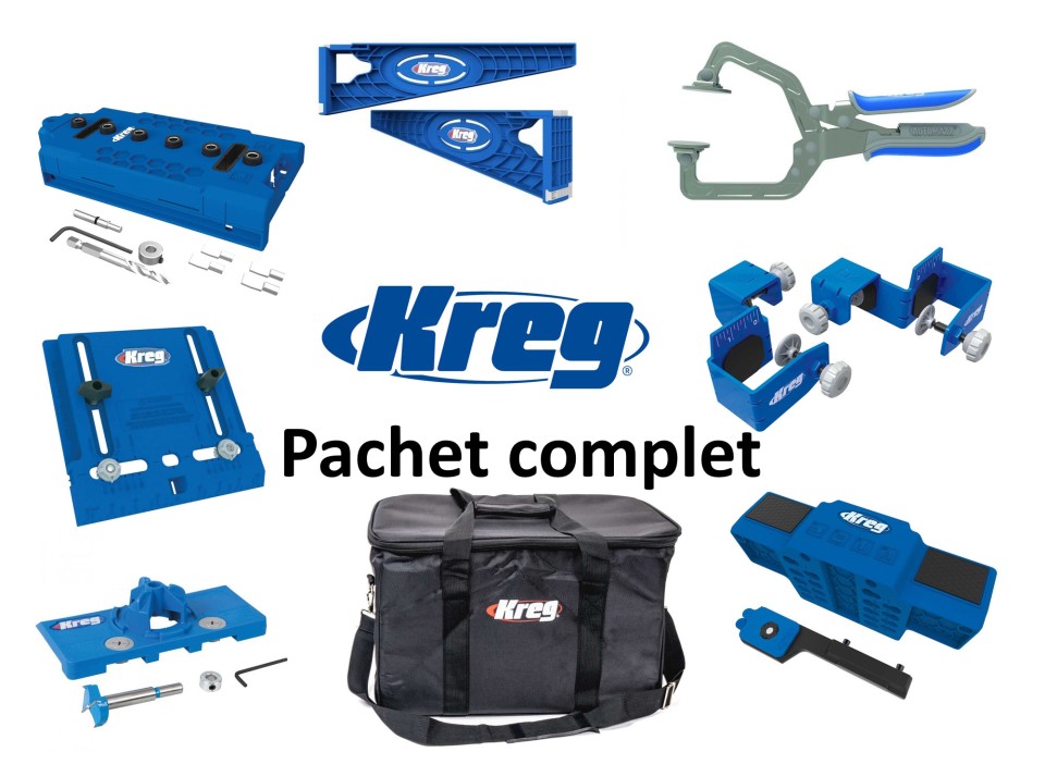 Pachet complet de ajutoare pentru asamblare mobilier KREG