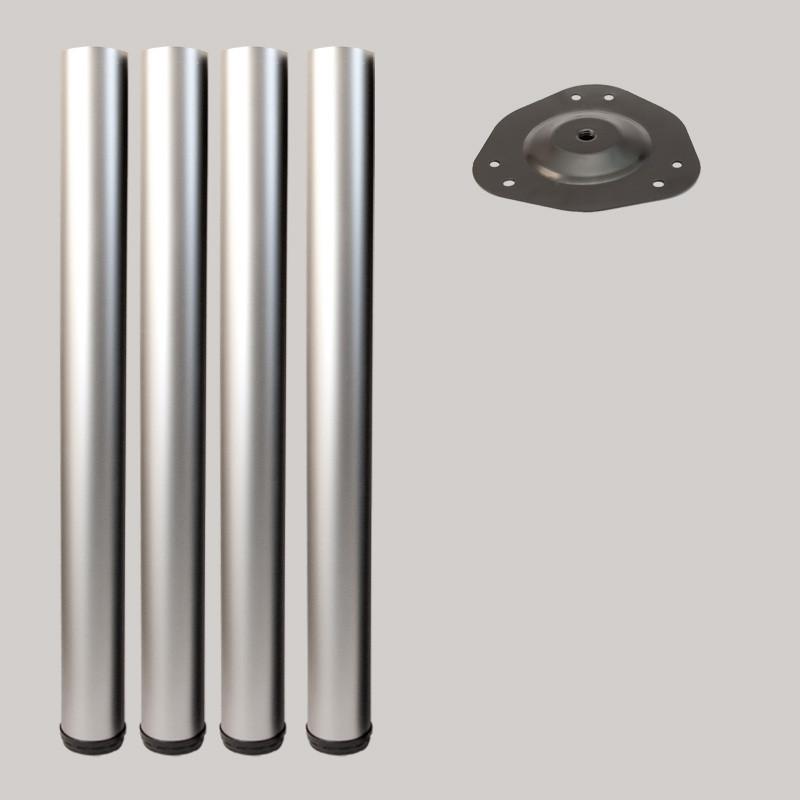 Picior masa H= 710/60mm Crom mat (satin)