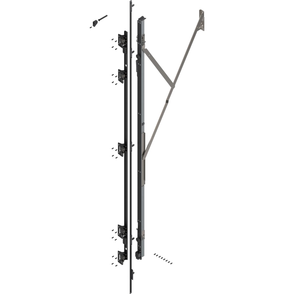 REVEGO uno - Suport balama (set) cu TIP-ON pt H=2107-2256mm, Dreapta,zincat