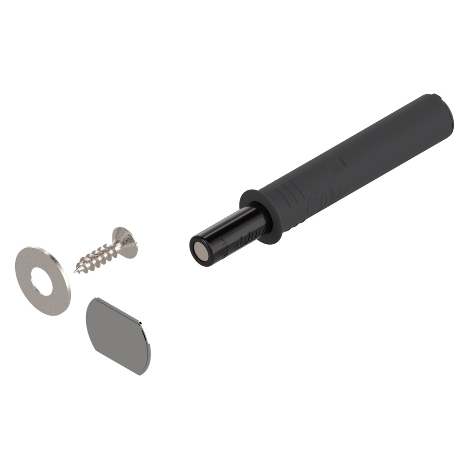 TIP-ON pt usi, scurt, cu magnet, negru carbon 956.1004 TIP-ON V1 CS