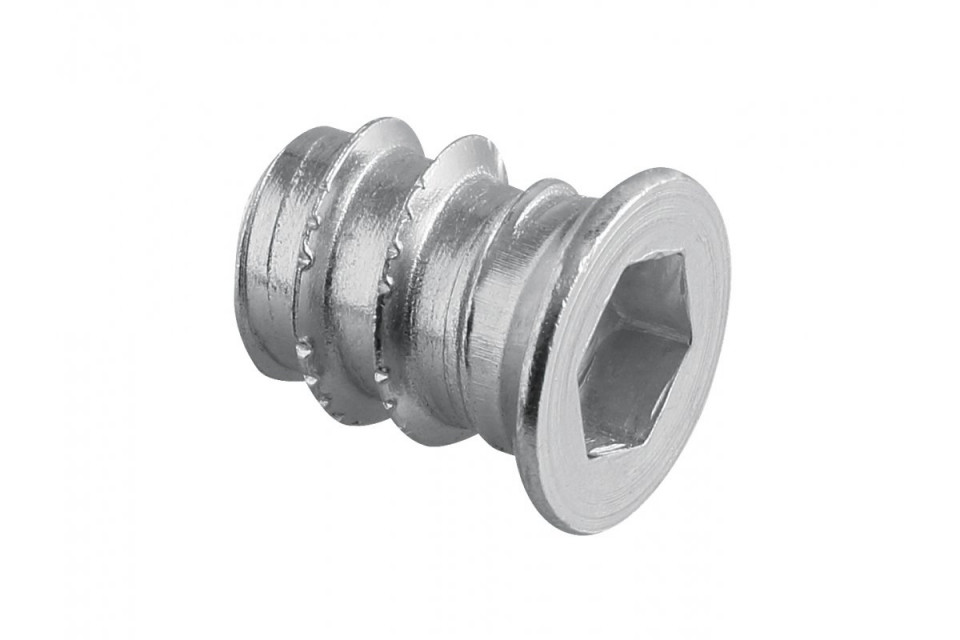 Bucsa zinc dublu filet M 6 x D10.5 x L13mm ZA - SW6