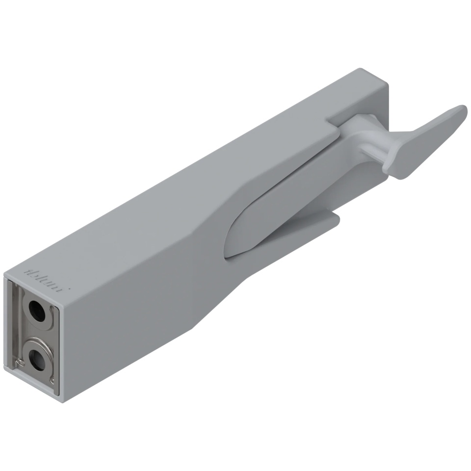 CABLOXX Casetă de închidere, set (Casetă de închidere, piesă frontală, clapetă de acoperire), gri-aluminiu