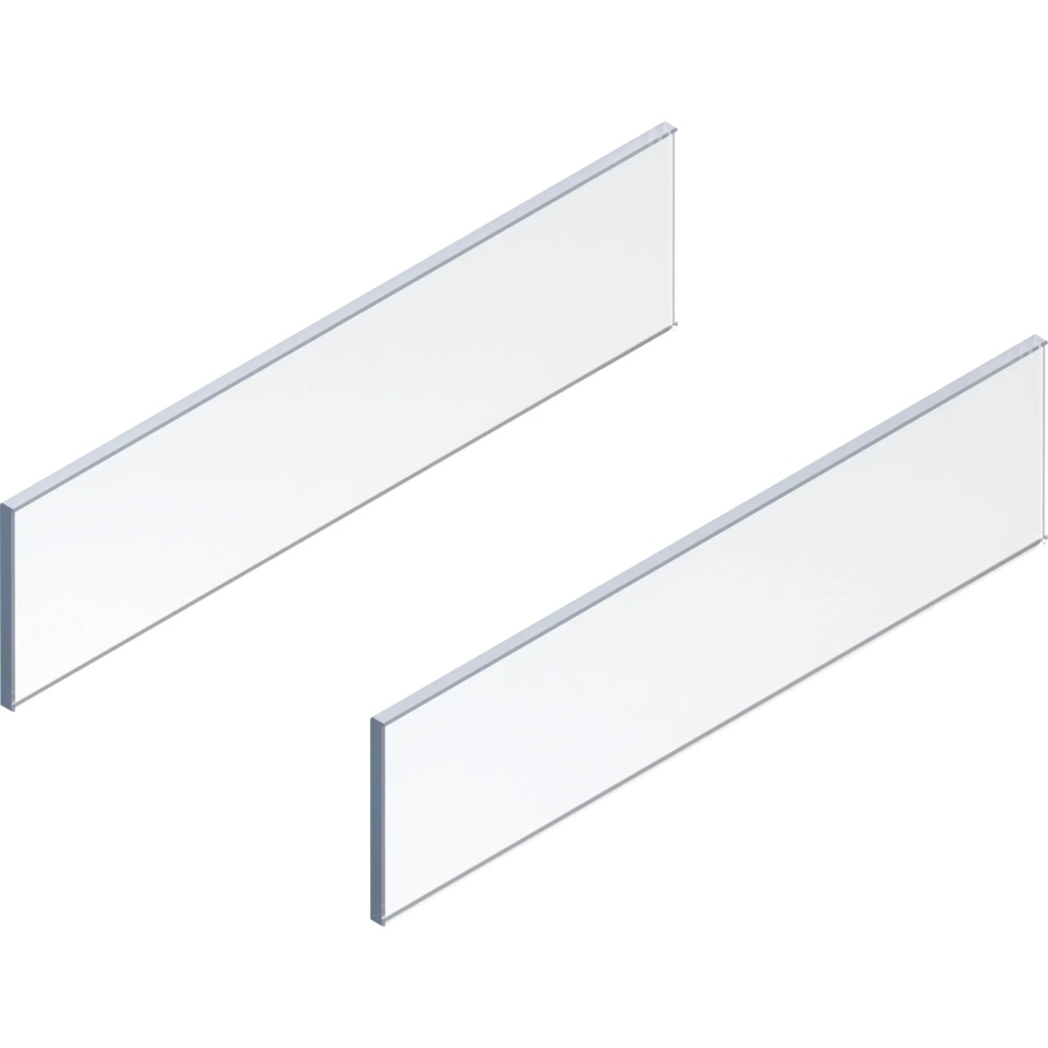 Element insertie lateral MERIVOBOX, inaltime E 95 mm, lungime 450 mm, sticla, set 2 buc