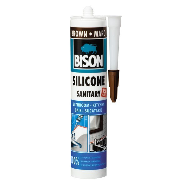 Etansant BISON 280ml silicon sanitar – MARON Bison